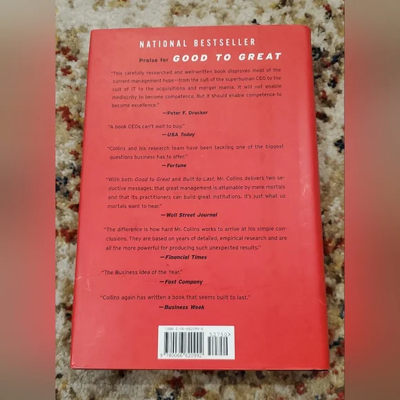 'Good To Great' Leadership Hardcover Book - Picture 2 of 3